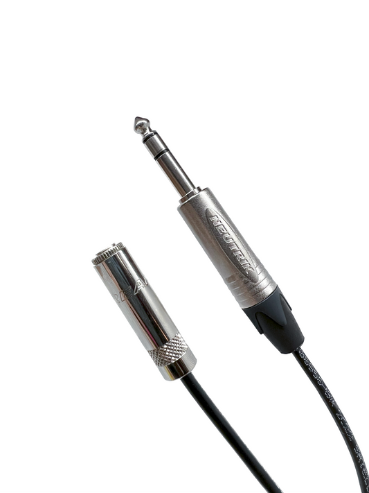 3,5mm Stereo Weiblich bis 1/4 Zoll TRS Stereo Plenum Jacke