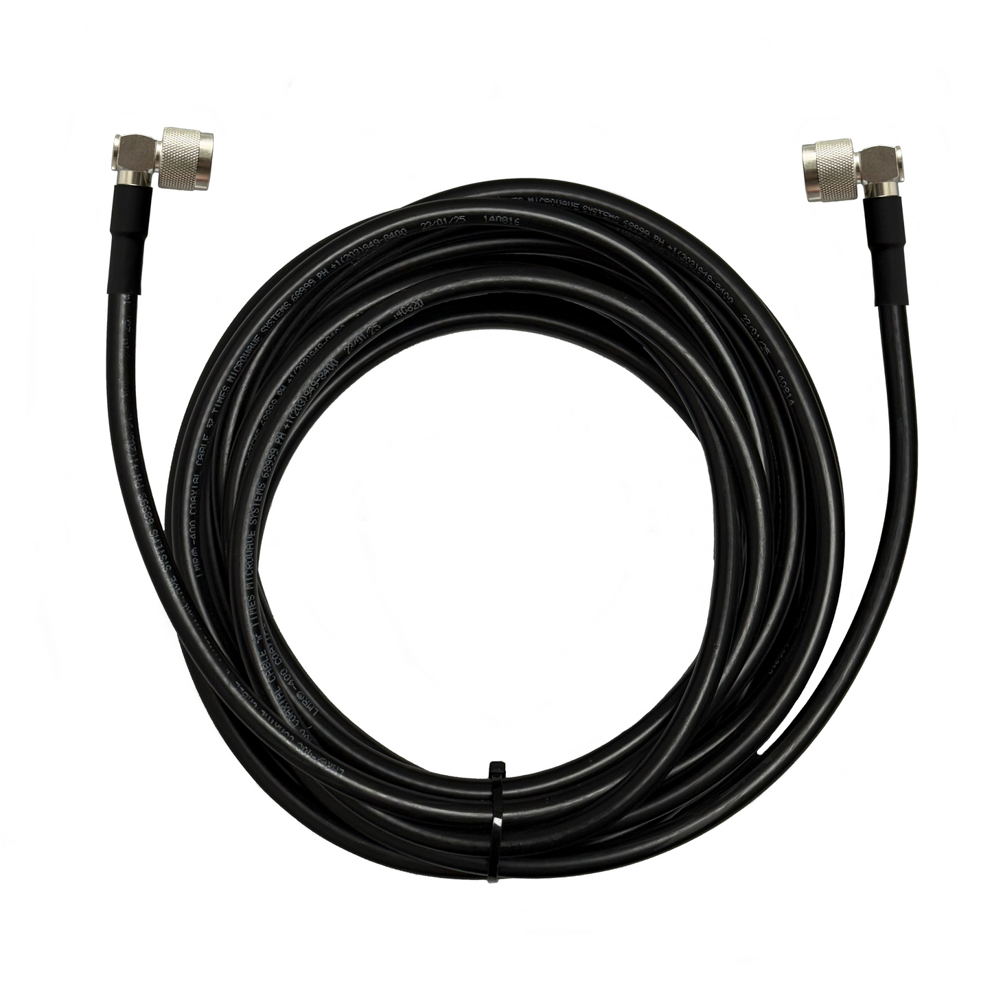 N männlicher rechter Winkel zu N männlicher rechter Winkel mal Mikrowelle LMR-400 50 Ohm Kabel