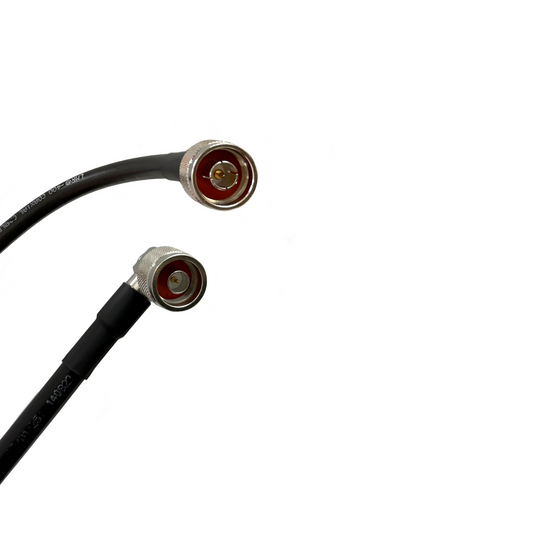 N Männlich zu N Männlich Rechtwinkel Mal Mikrowelle LMR-400 50 Ohm Kabel