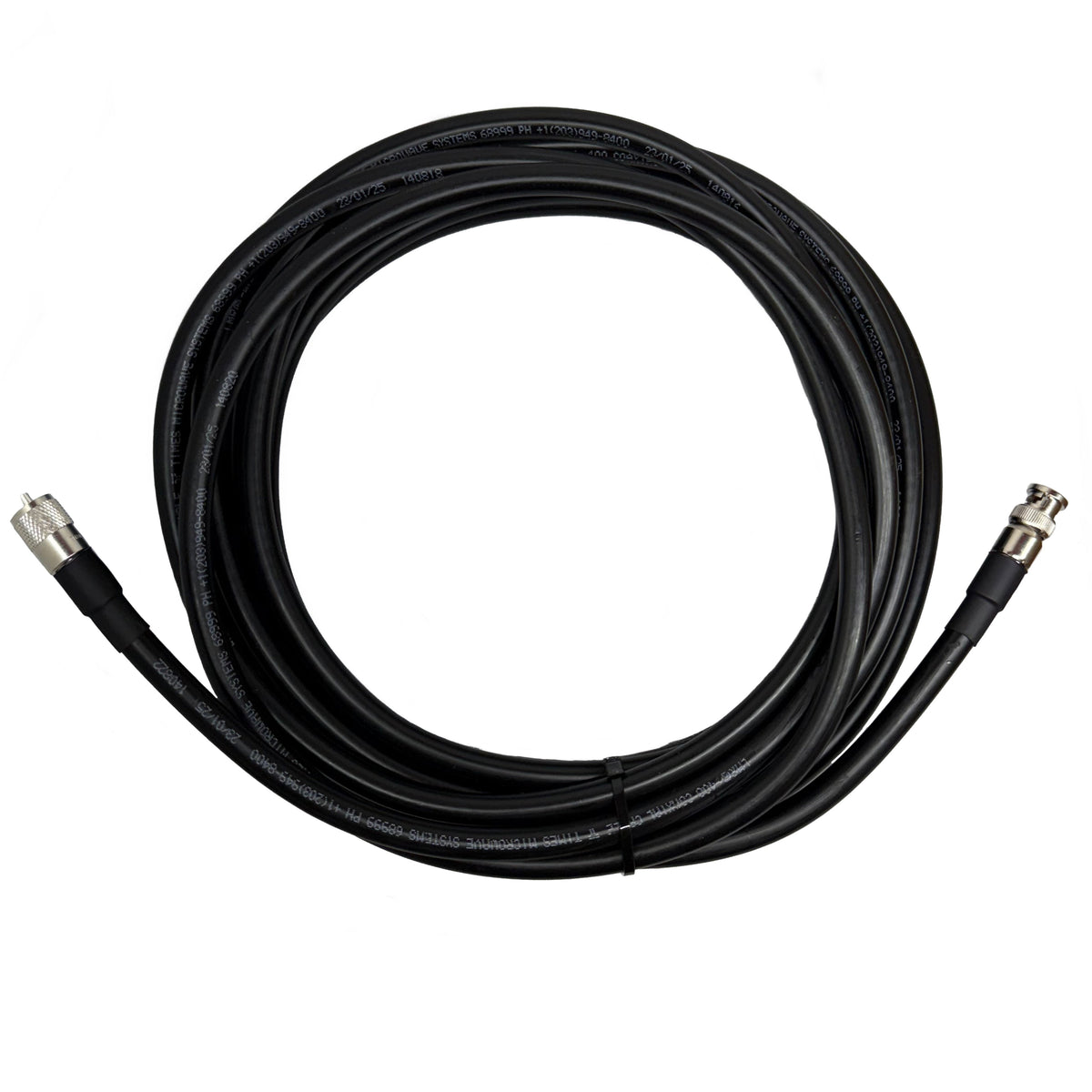 BNC Männlich zu UHF PL259 Männliche Zeiten Mikrowelle LMR-400 Kabel 50 Ohm