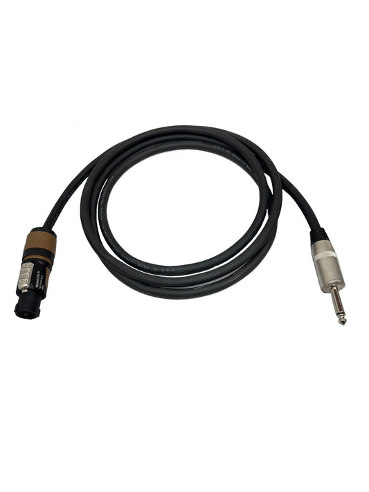 Speakon zu 1/4' TS Lautsprecherkabel 14 AWG 2