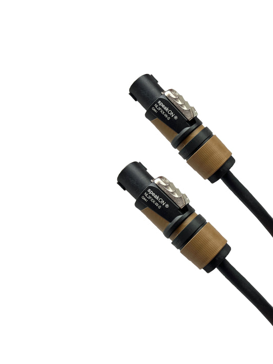Speakon NL2FXX-W-S Professionelles Lautsprecherkabel 14 AWG 2 Dirigent