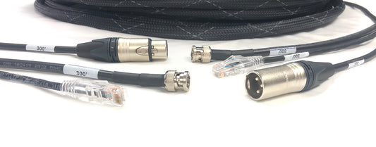 Snake Cable HD-SDI BNC, XLR, CAT5E in einer Jacke