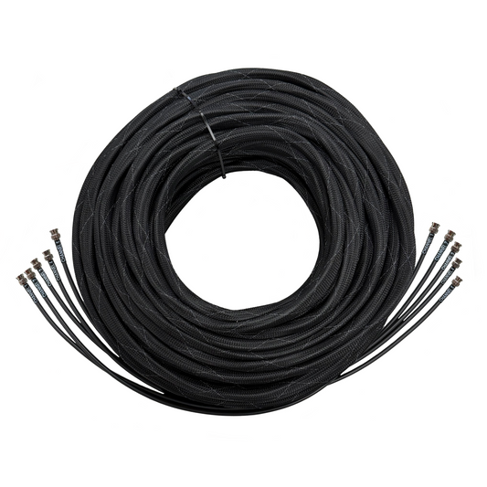 5 Channel BNC SDI - 6G Bemessungsgürtel 1694A RG6 - Flex Sleeve Snake Kabel