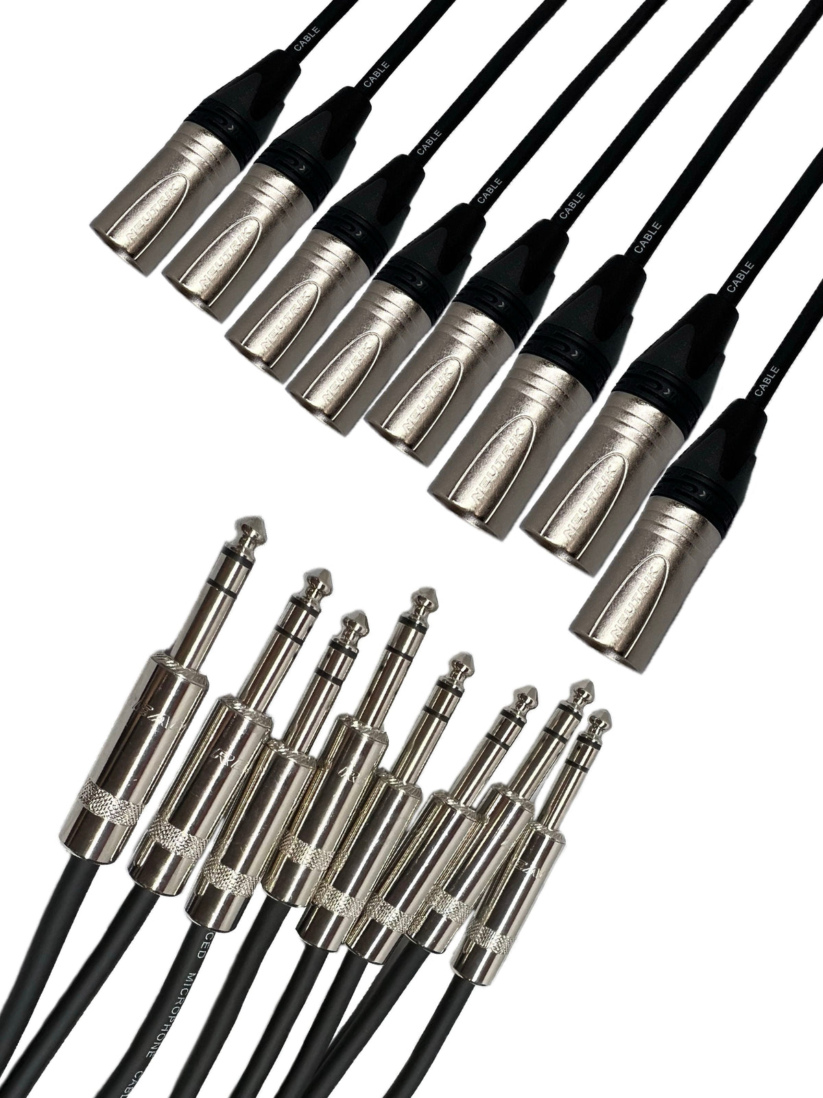 8 Channel XLR Male bis 1/4 Zoll TRS Male Audio - Snake Cable