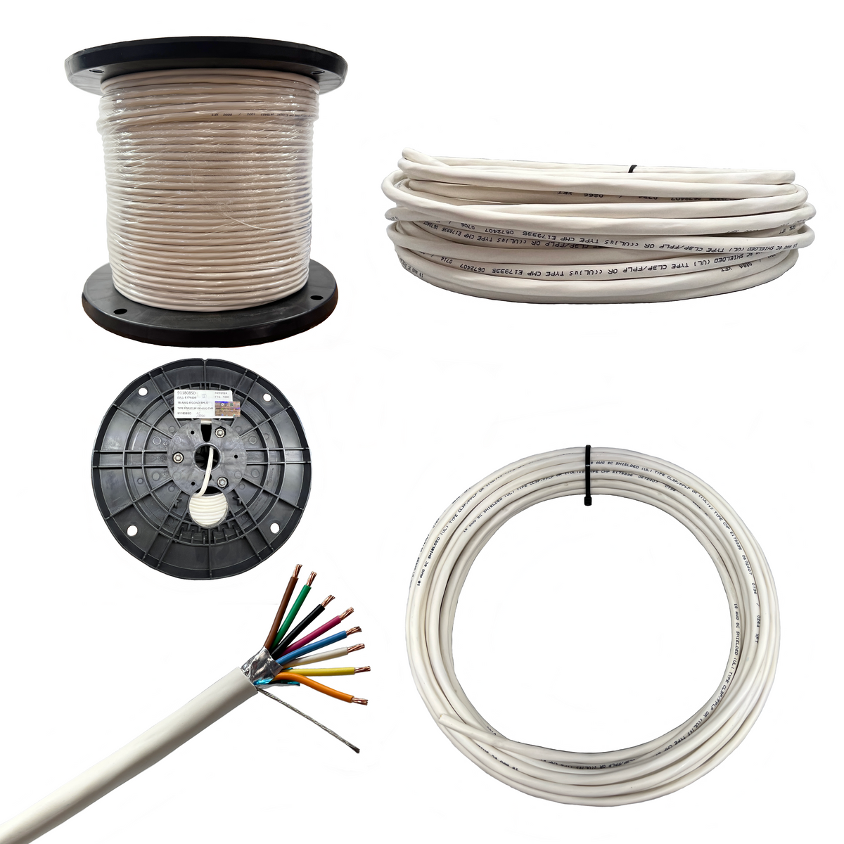18 AWG 8 Leiter Stranded Shielded Plenum Kabel