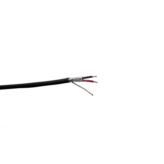 22 AWG 2 Conductor Stranded Shielded Plenum Cable (500ft, 1000ft)
