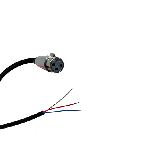 XLR 3 Pin Female zu Blunt Installieren Kabel