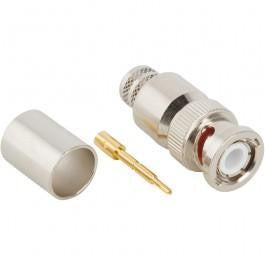 BNC PLUG LMR400 PVC CRIMP 3-PC Amphenol 112563