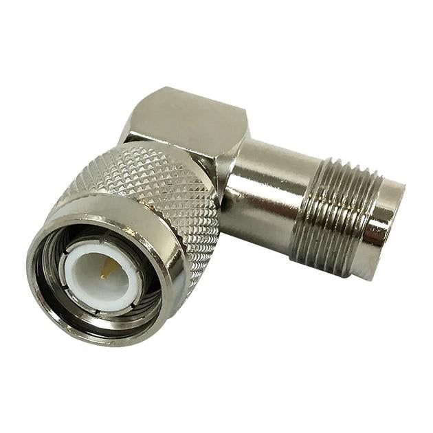 TNC männlicher rechter Winkel zu TNC Female 50 Ohm Adapter