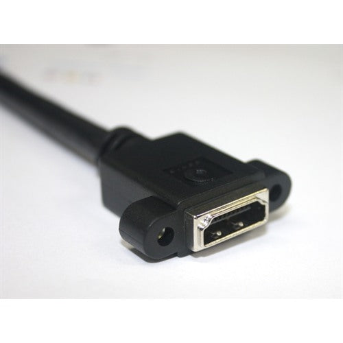 HDMI Panel Mount Pigtail, Weiblich zu Weiblich, 8 Zoll, Nicht-Plenum