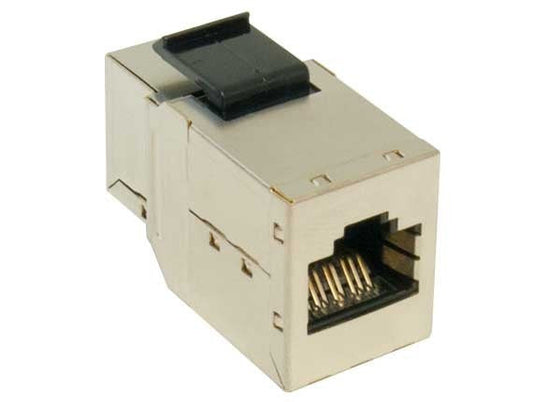 Cat6A 10G Abgeschirmter Snap-In-Inline-Kuppler Keystone Jack