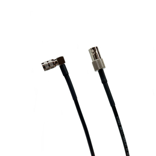 12G BNC Weiblich zu Din 1.0/2.3 Rechtswinkel HD-SDI Video Adapter Kabel