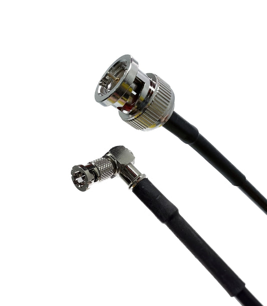 12G BNC Männlich zu High Denity Micro BNC Rechtswinkel HD-SDI Belden 4855R Video Adapter Kabel