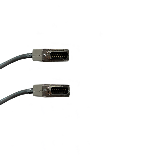 DB15 Männlich zu Männlich Alle 15 Drähte Verbunden 24 AWG - PVC Jacke - Grau