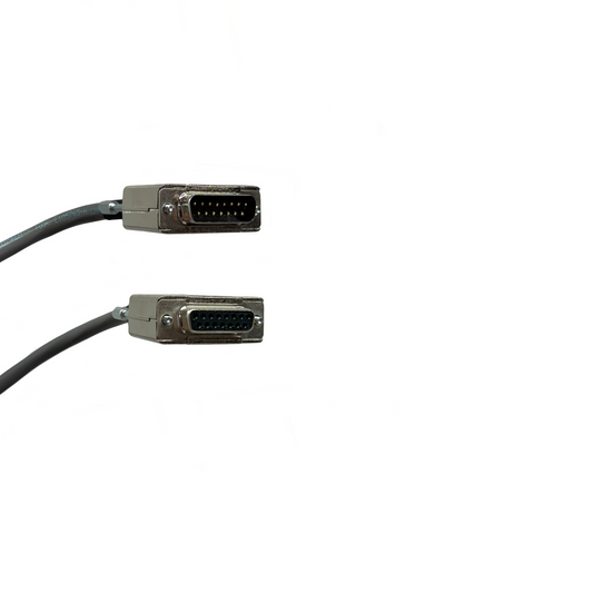 DB15 Männlich bis weiblich Alle 15 Drähte verbunden 24 AWG - PVC Jacke - Grau - UL gelistet