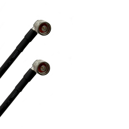 N männlicher rechter Winkel zu N männlicher rechter Winkel mal Mikrowelle LMR-400 50 Ohm Kabel