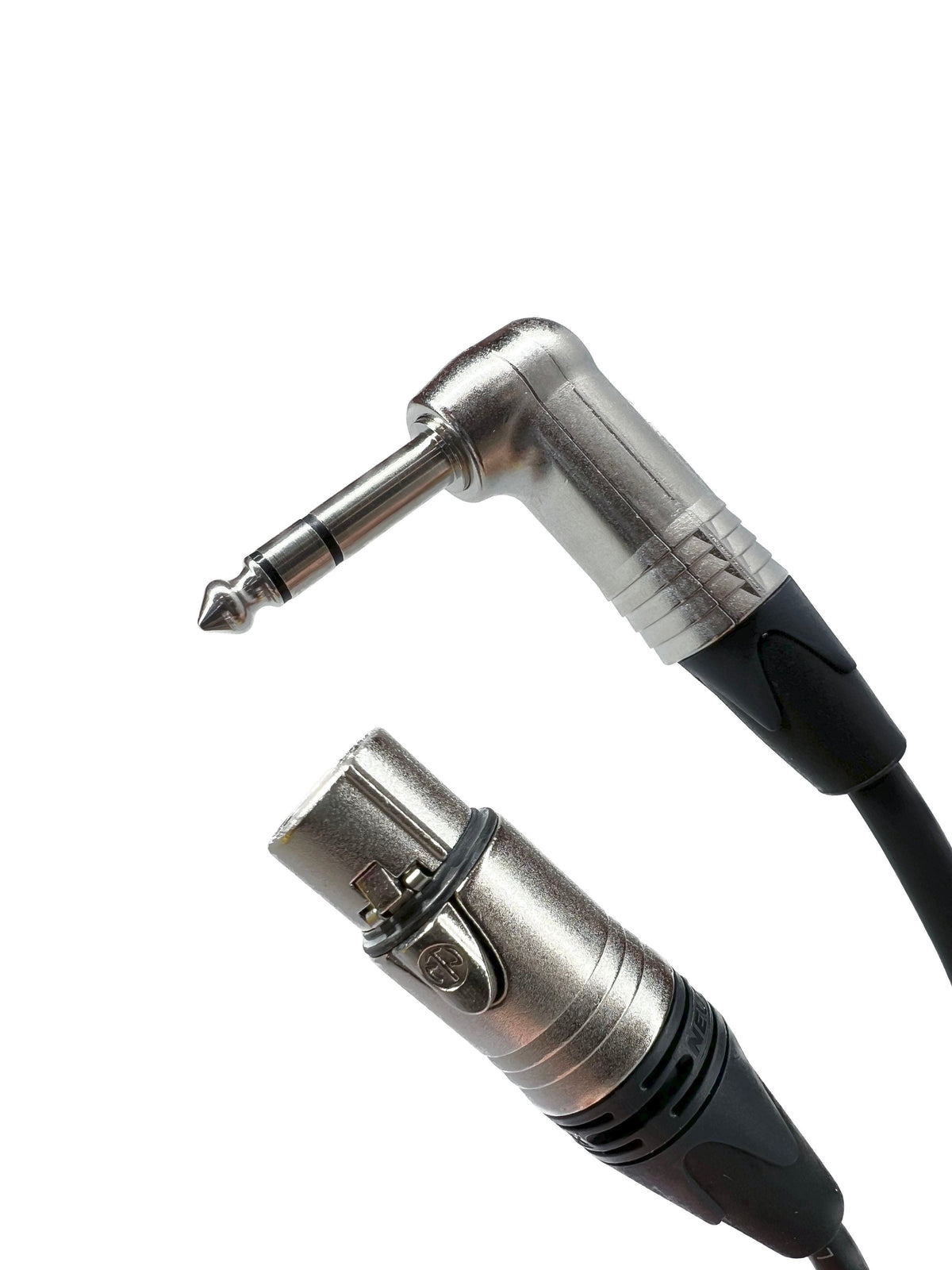 Ausgewogene XLR Female bis 1/4 TRS Rechtswinkel Audiokabel mit Neutrik Connectors