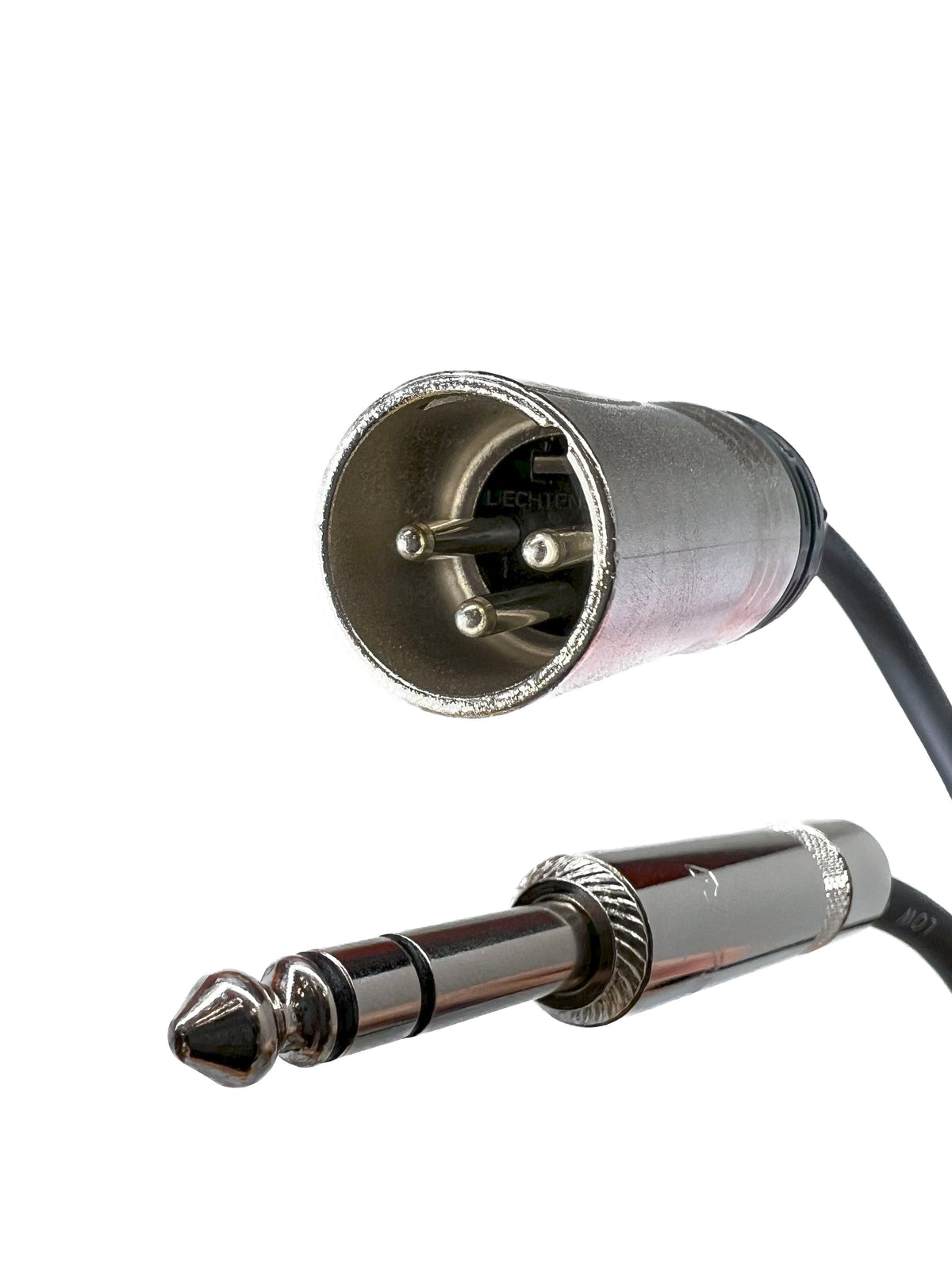 Ausgewogene XLR Male bis 1/4 TRS Audiokabel mit Neutrik Connectors