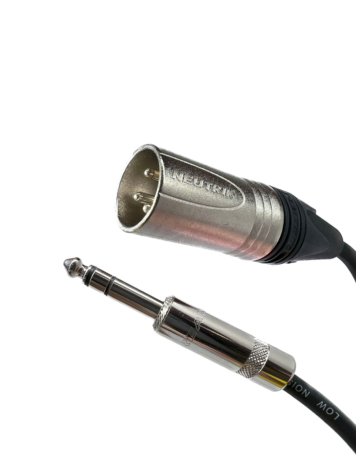 Ausgewogene XLR Male bis 1/4 TRS Audiokabel mit Neutrik Connectors