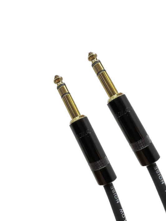 Pro Audio 1/4 Zoll TRS bis 1/4 Zoll TRS Balanced Cable mit Rean NYS228BG