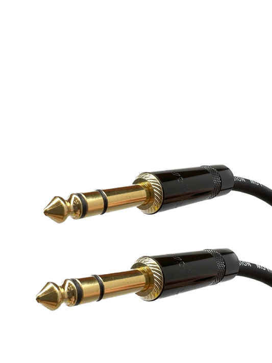 Pro Audio 1/4 Zoll TRS bis 1/4 Zoll TRS Balanced Cable mit Rean NYS228BG