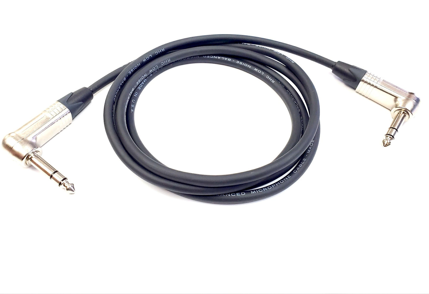 Pro Audio 1/4 Zoll TRS Rechtswinkel Balanced Kabel