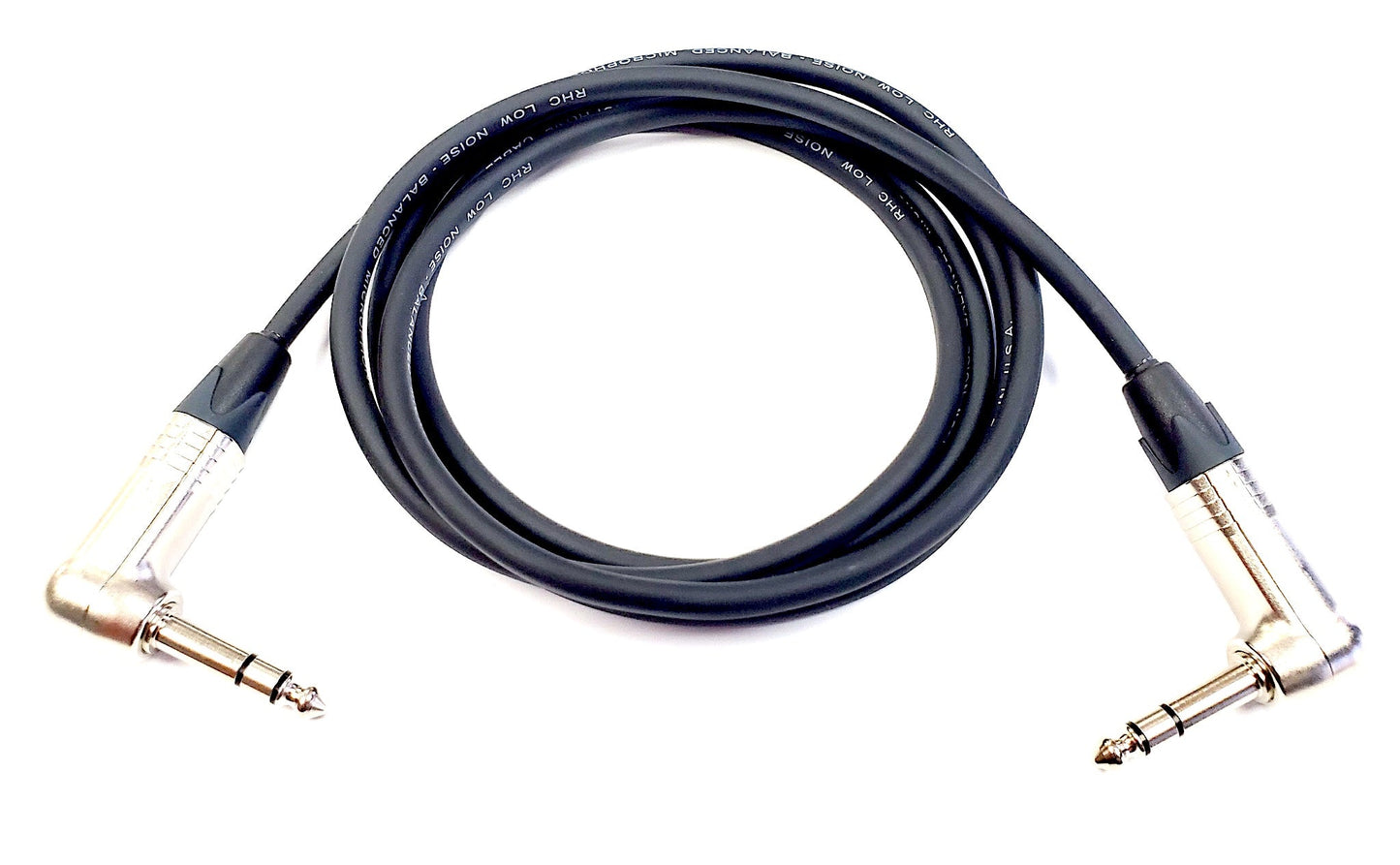 Pro Audio 1/4 Zoll TRS Rechtswinkel Balanced Kabel