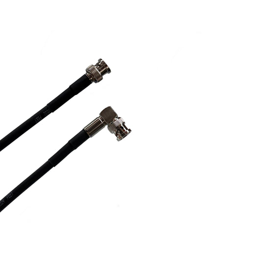 HD-SDI RG6 BNC zu BNC Rechtswinkel Videokabel - 75 Ohm Koaxial - 3G/6G