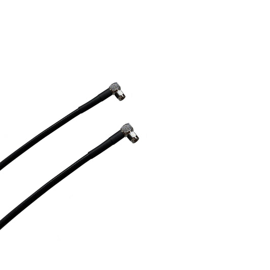 SMA Rechtswinkel zu SMA Rechtswinkel mal Mikrowelle LMR240 Ultraflex 50 Ohm Kabel