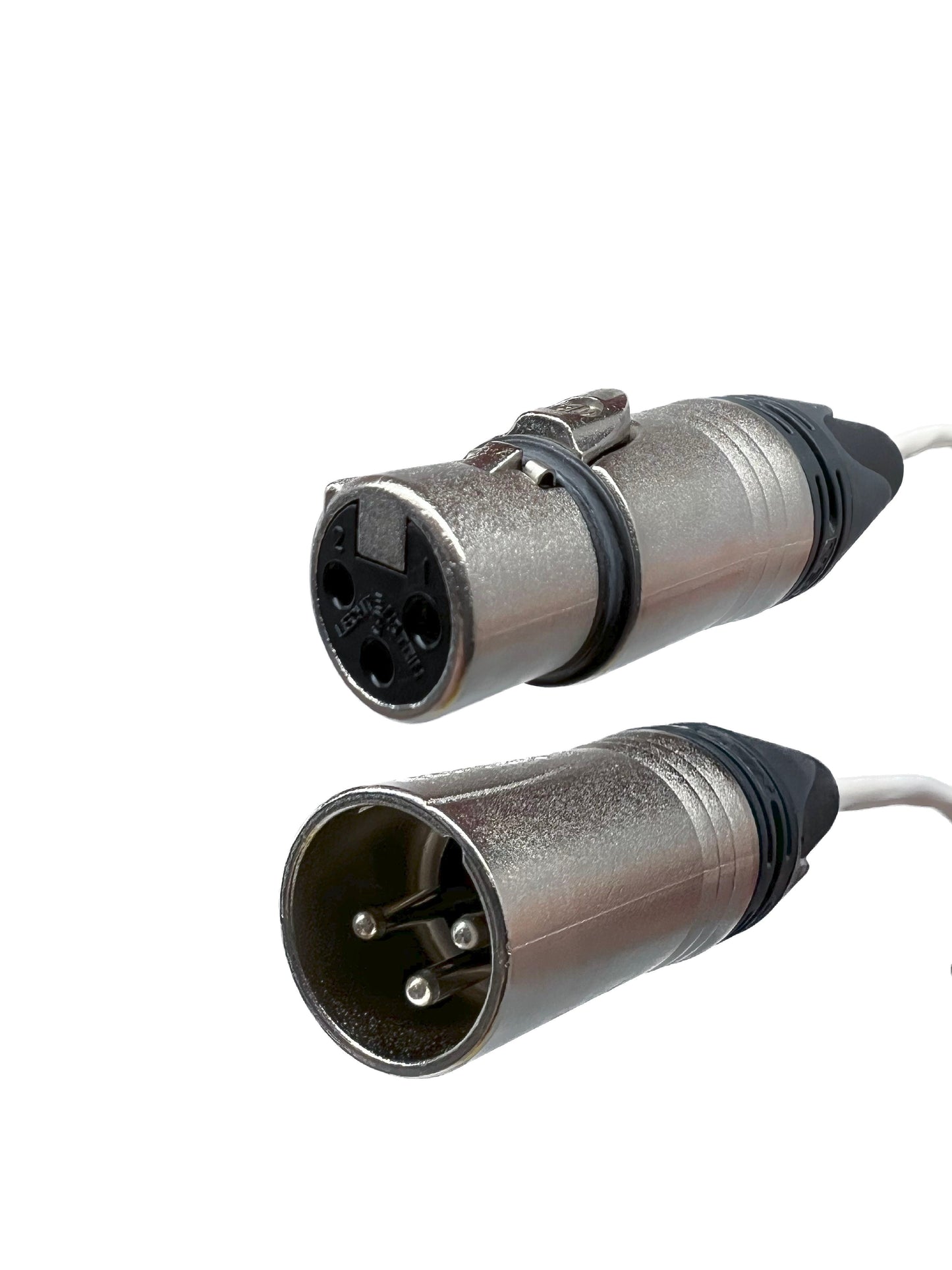 Balanced Plenum XLR Audiokabel mit männlichen bis weiblichen Neutrik-Anschlüssen alle Längen verfügbar