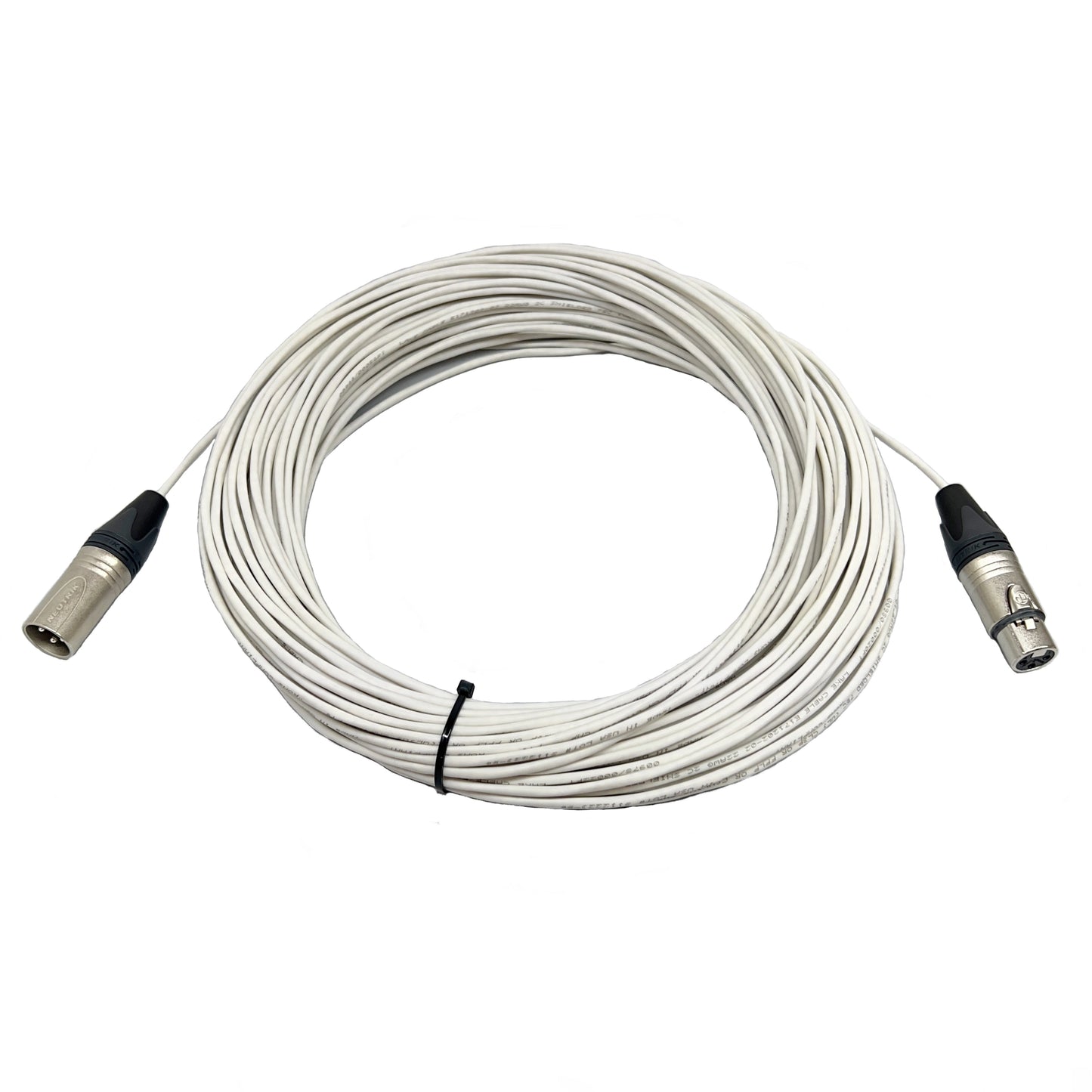 Balanced Plenum XLR Audiokabel mit männlichen bis weiblichen Neutrik-Anschlüssen alle Längen verfügbar