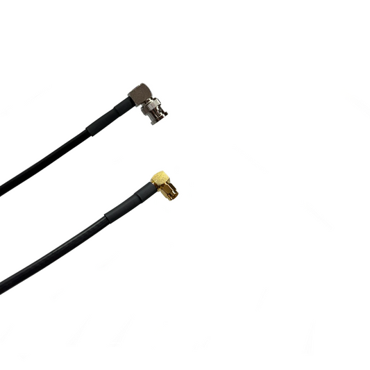 SMA Männlicher Rechtswinkel zu BNC Männlicher Rechtswinkel Mal Mikrowelle LMR-240 Ultraflex 50 Ohm Kabel