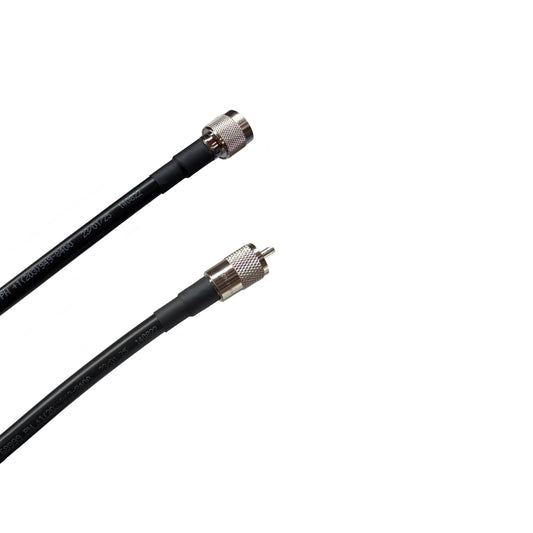 UHF PL259 Männlich zu N Männlich - Low Loss LMR 400 Mal Mikrowelle 50 Ohm Kabel