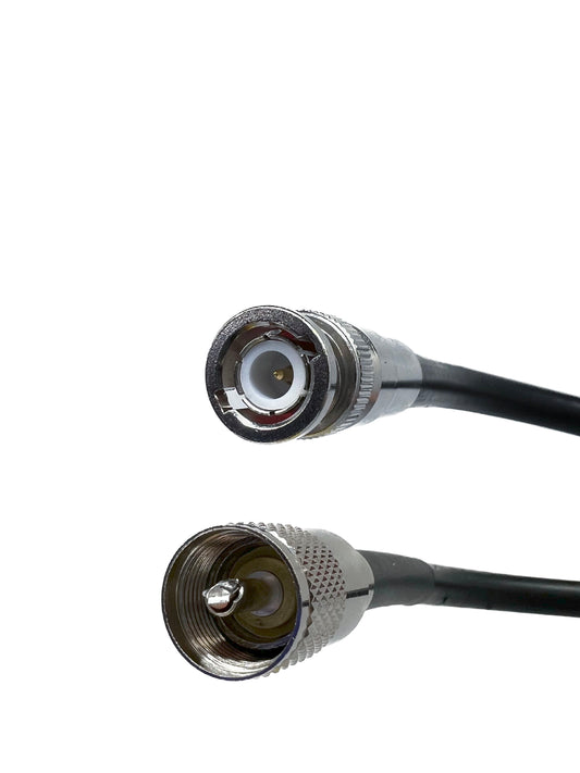 BNC Männlich zu UHF PL259 Männliche Zeiten Mikrowelle LMR-400 Kabel 50 Ohm