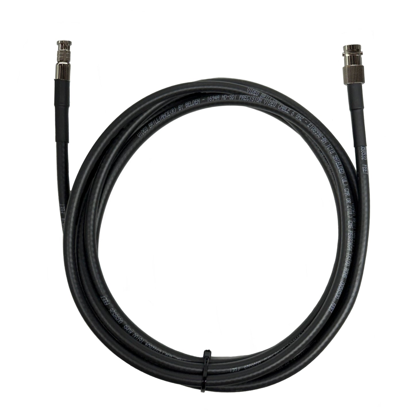 High Density BNC Männlich zu BNC Weiblich HD-SDI mit Belden 1694A Kabel (Micro BNC Adapter Kabel)