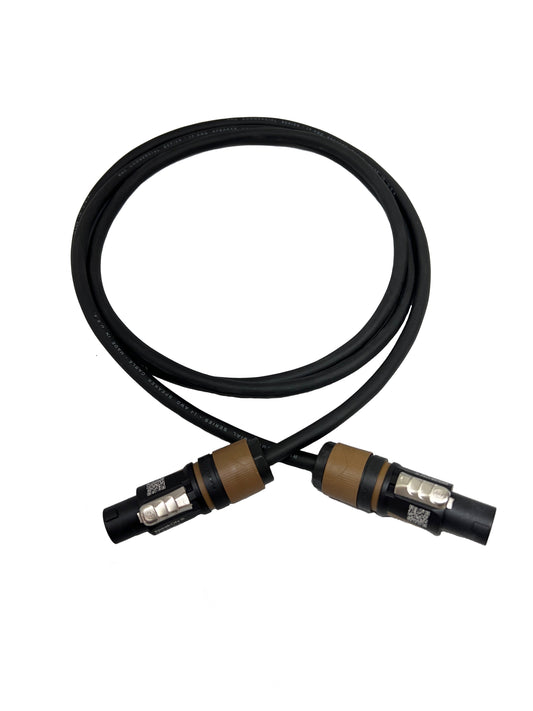 Speakon NL2FXX-W-S Professionelles Lautsprecherkabel 14 AWG 2 Dirigent