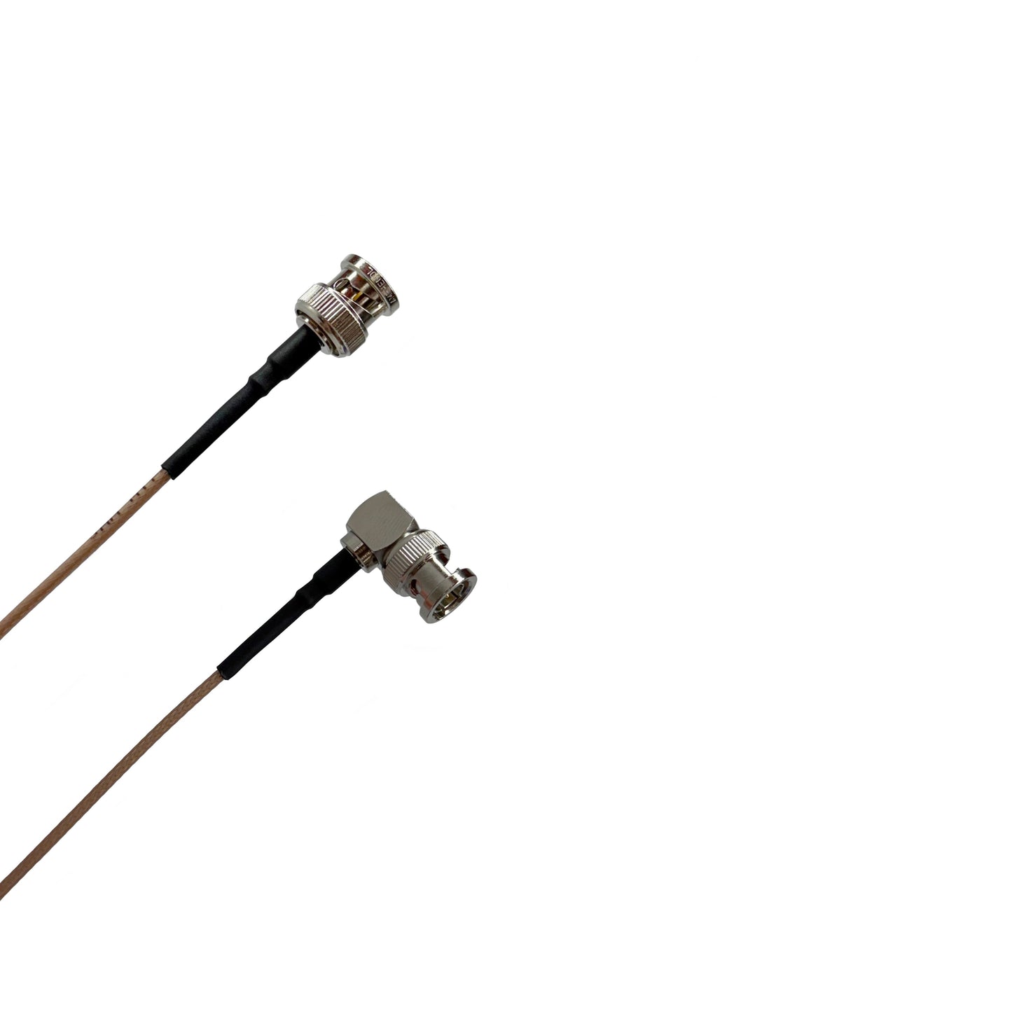 BNC Rechtswinkel Männlich zu BNC Gerader Männlicher HD SDI RG179 75 Ohm