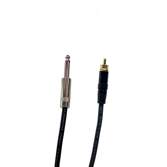 Pro Audio 1/4 Zoll Mono TS zu RCA Male Cables
