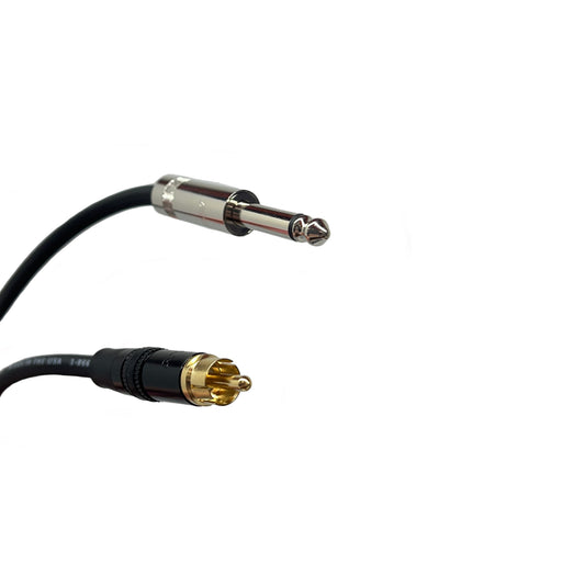 Pro Audio 1/4 Zoll Mono TS zu RCA Male Cables