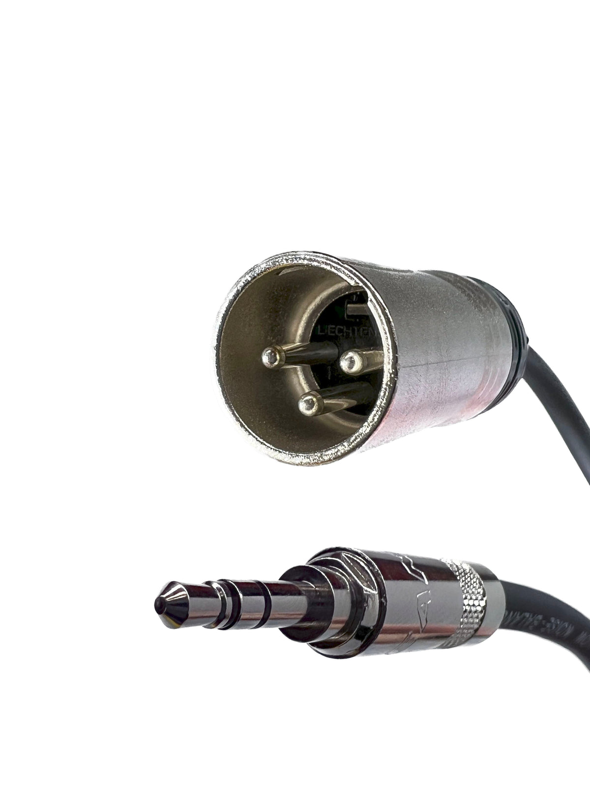 Ausgewogene XLR Male bis 3,5mm TRS Audiokabel mit Neutrik Connectors Alle Längen verfügbar