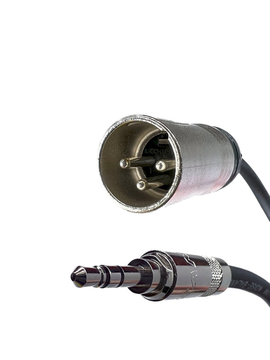 Unbalancierte XLR Männliche bis 3,5mm TRS Audiokabel mit Neutrik Connectors Alle Längen verfügbar
