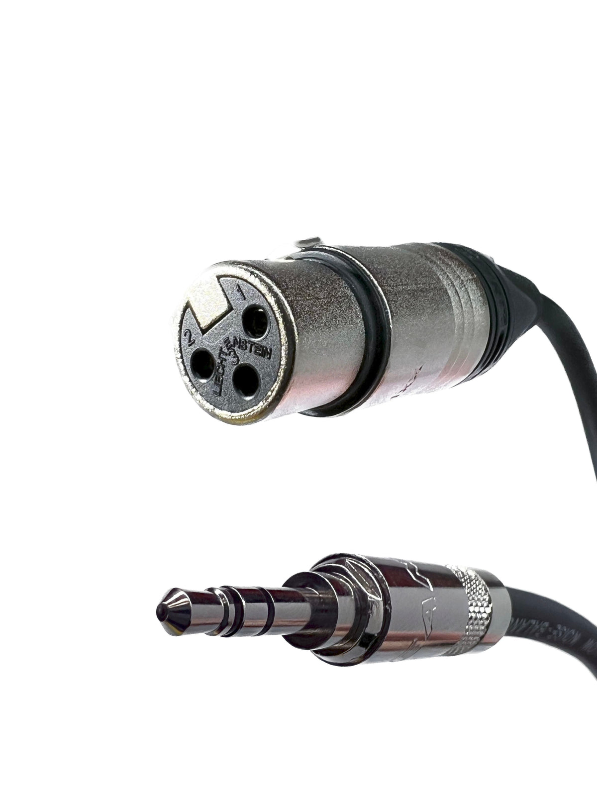 Ausgewogene XLR Female bis 3,5mm TRS Audiokabel mit Neutrik Connectors Alle Längen verfügbar