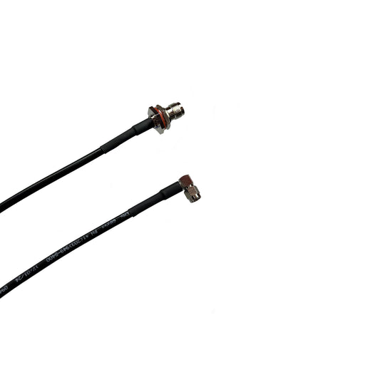 SMA Männlicher rechter Winkel zum TNC Female Bulkhead LMR-195 Extension Cable