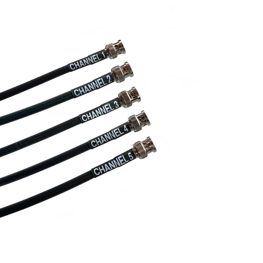 5 Channel BNC SDI - 6G Bemessungsgürtel 1694A RG6 - Flex Sleeve Snake Kabel