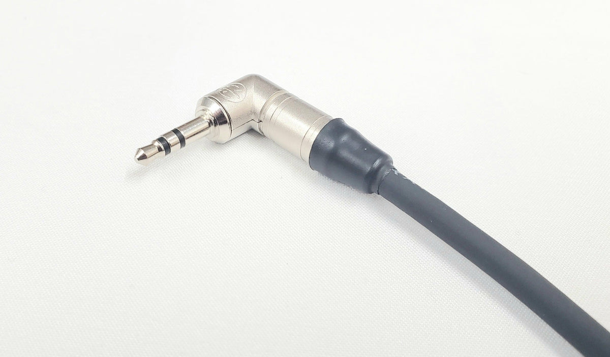 3,5mm Rechtswinkel zu 1/4' TRS Rechtswinkel Stereo Audio Kabel
