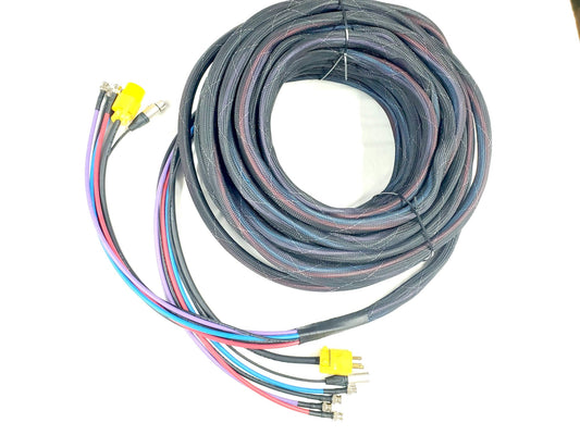 4 Channel BNC HD-SDI RG6 Belden 1694A, XLR Line Level und AC Power - Snake Cable