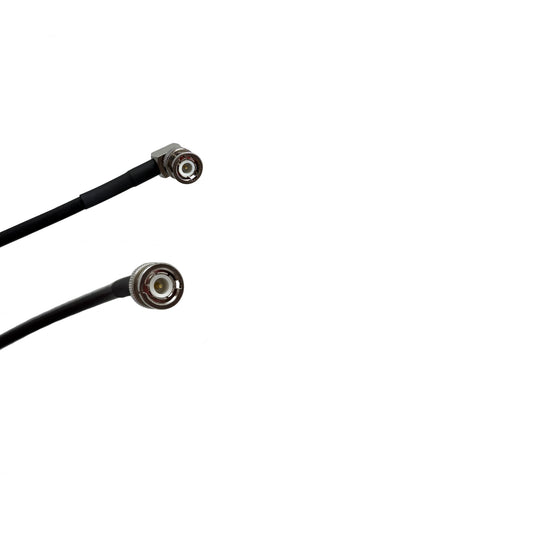 Rechtwinkel BNC männlich zu BNC gerade mal männlich Mikrowelle LMR-240 Ultraflex Kabel
