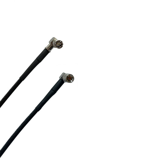 HDBNC (Micro BNC) Rechtswinkel zu Din 1.0/2.3 Rechtswinkel 4855R 12G Kabel