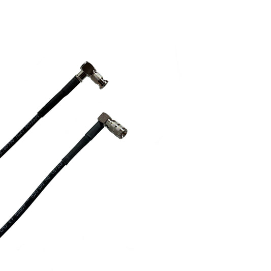HDBNC (Micro BNC) Rechtswinkel zu Din 1.0/2.3 Rechtswinkel 4855R 12G Kabel